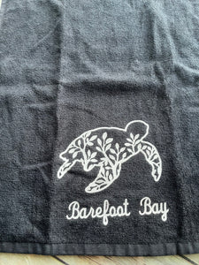 Barefoot Bay  Turtle Golf towel