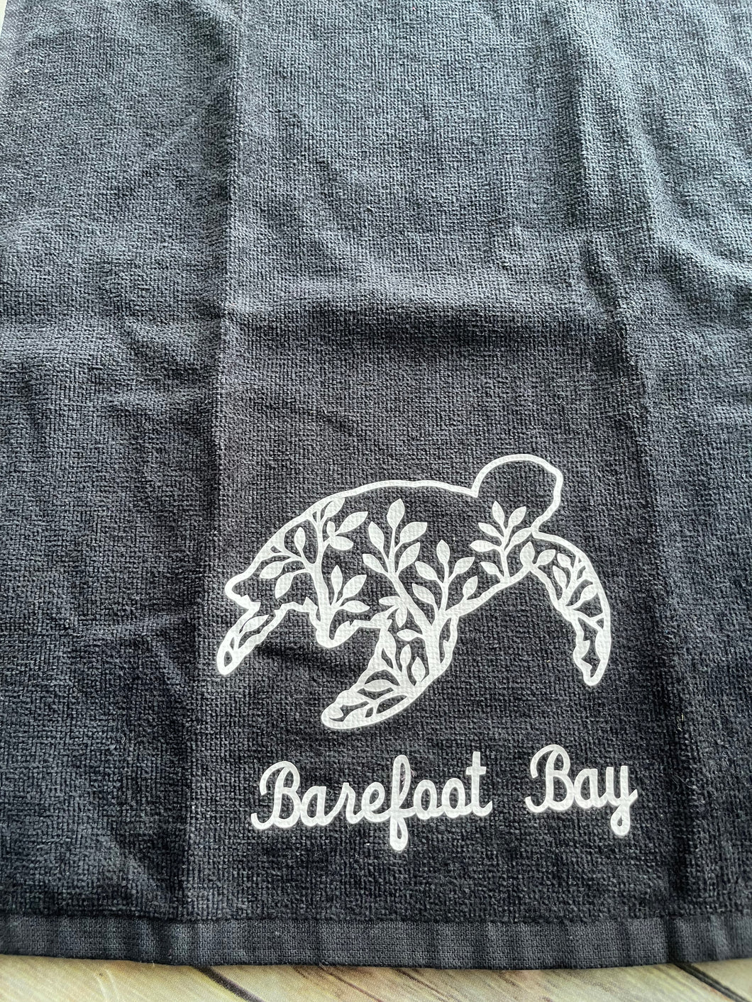 Barefoot Bay  Turtle Golf towel