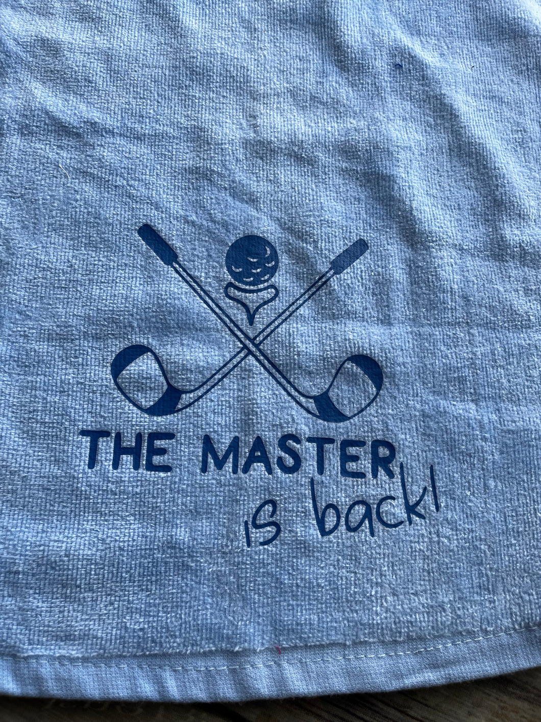 Golf towel The Master is Back