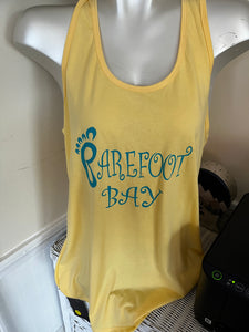 Sleeveless Racer Back Tee  Barefoot Bay