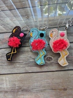 Flamingo Key Tag