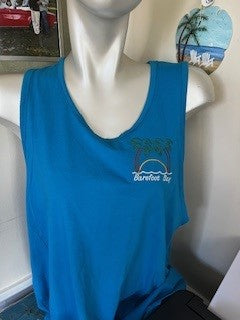 Barefoot Bay Tank tee shirt size L men's cut